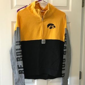 Victoria's Secret Pink Iowa Hawkeyes quarter-zip